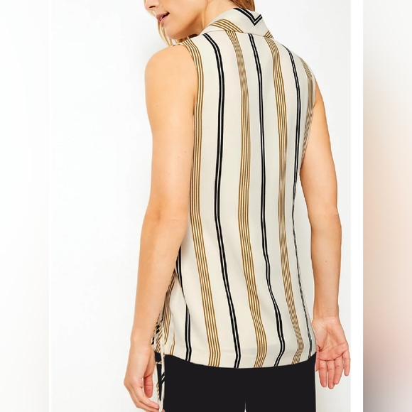 Ex Per Una M&S wrap sleeveless blouse top Size 20 NWOT - Picture 3 of 3